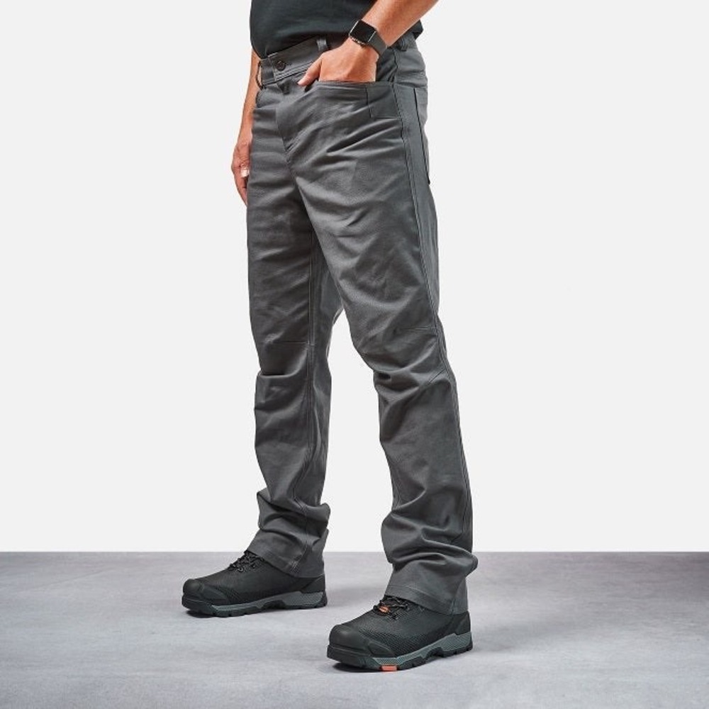 Brunt Workwear Mens Torra Straight Fit Work Pants Dark Grey